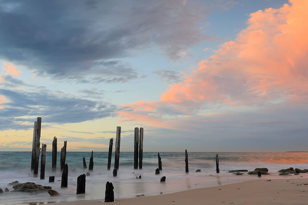 Image of Port Willunga Jetty Pylons by Steve Huddy