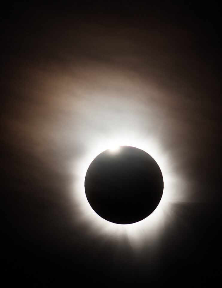 Diamond Ring - Solar eclipse image taken by Phil Hart
