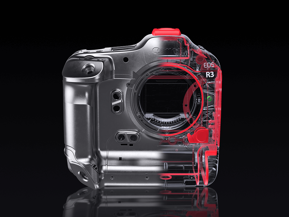 The EOS R3 has a tough magnesium-alloy body with dust and weather resistance
