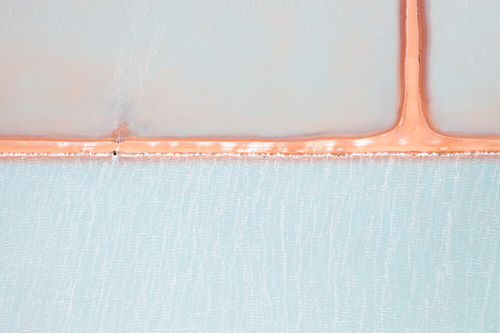 Image 1 of Salt Series - Aerial photographs of evaporation ponds by Peter Franc
