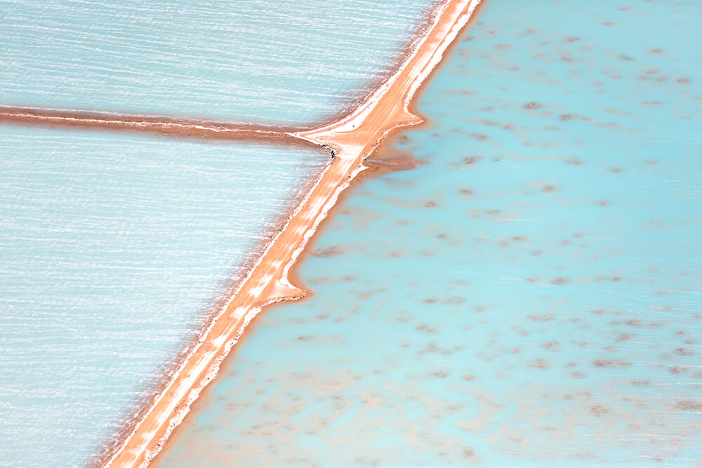 Image 14 of Salt Series - Aerial photographs of evaporation ponds by Peter Franc