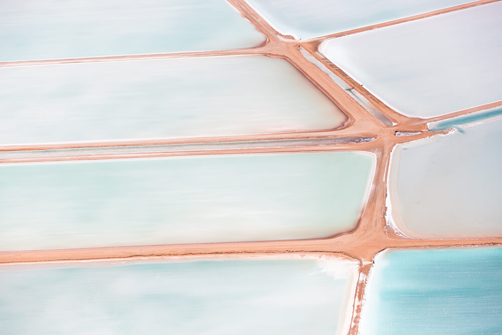 Image 15 of Salt Series - Aerial photographs of evaporation ponds by Peter Franc