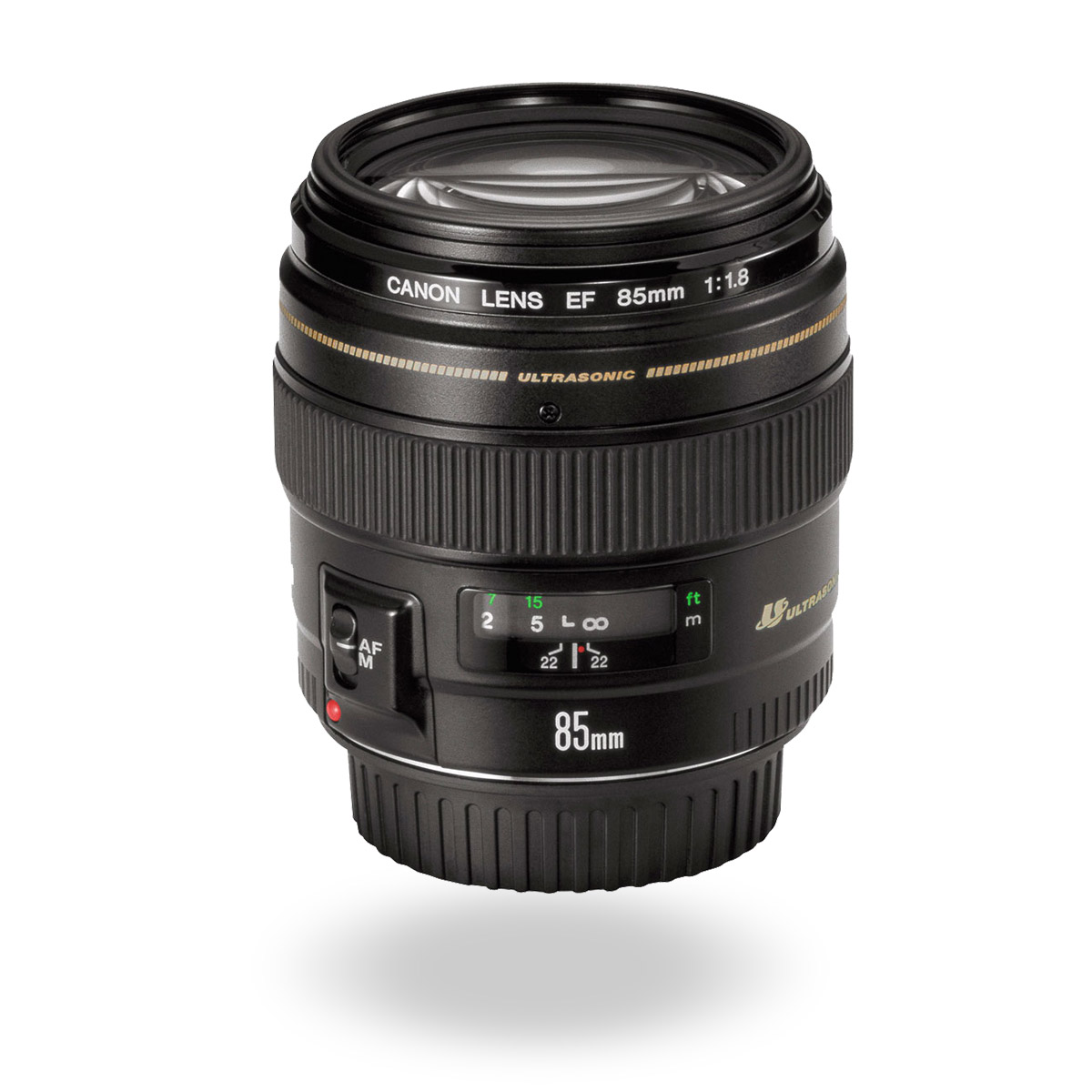 Canon 単焦点 EF 85mm 1:1.8 解放F1.8 純正フード付き。 - レンズ(単焦点)