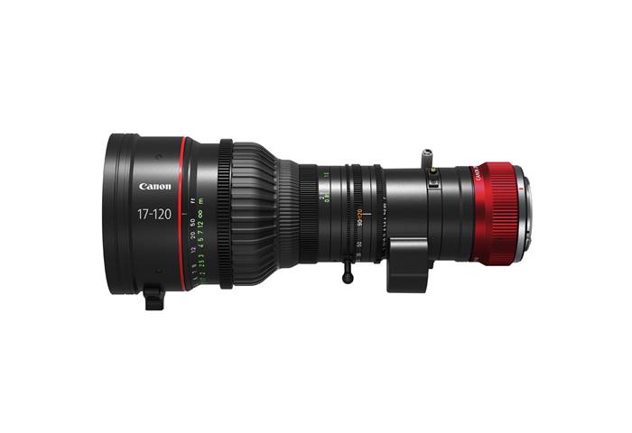 Left profile image of CN7× 17 KAS T/R1 &  CN7× 17 KAS T/P1 cinema lens