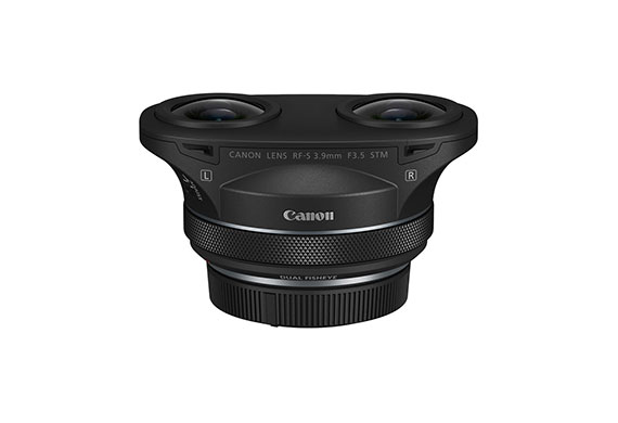 Side view of Canon EF 8-15mm f/4L Fisheye USM lens