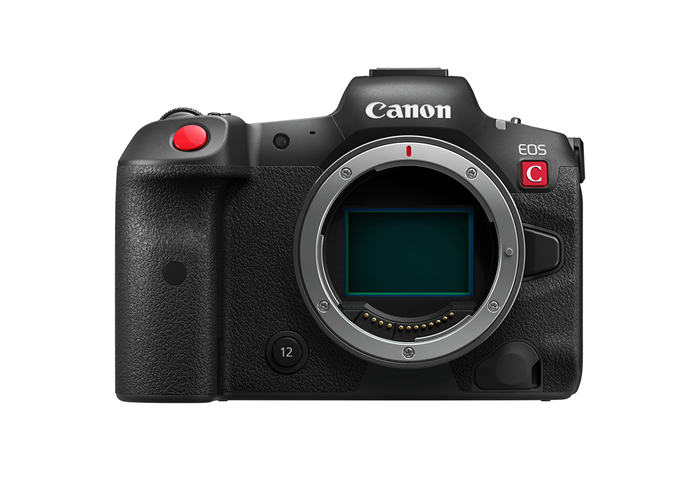 Front profile image of EOS R5 C mirrorless camera