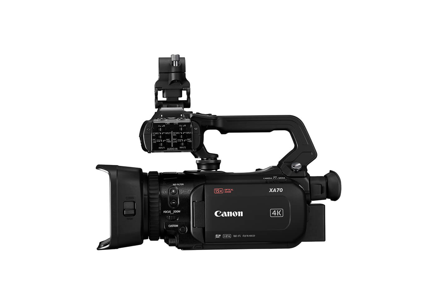 Product image of XA70 professional camcorder